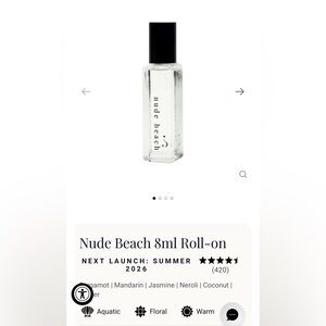Nude Beach Clear Roll-on Perfume